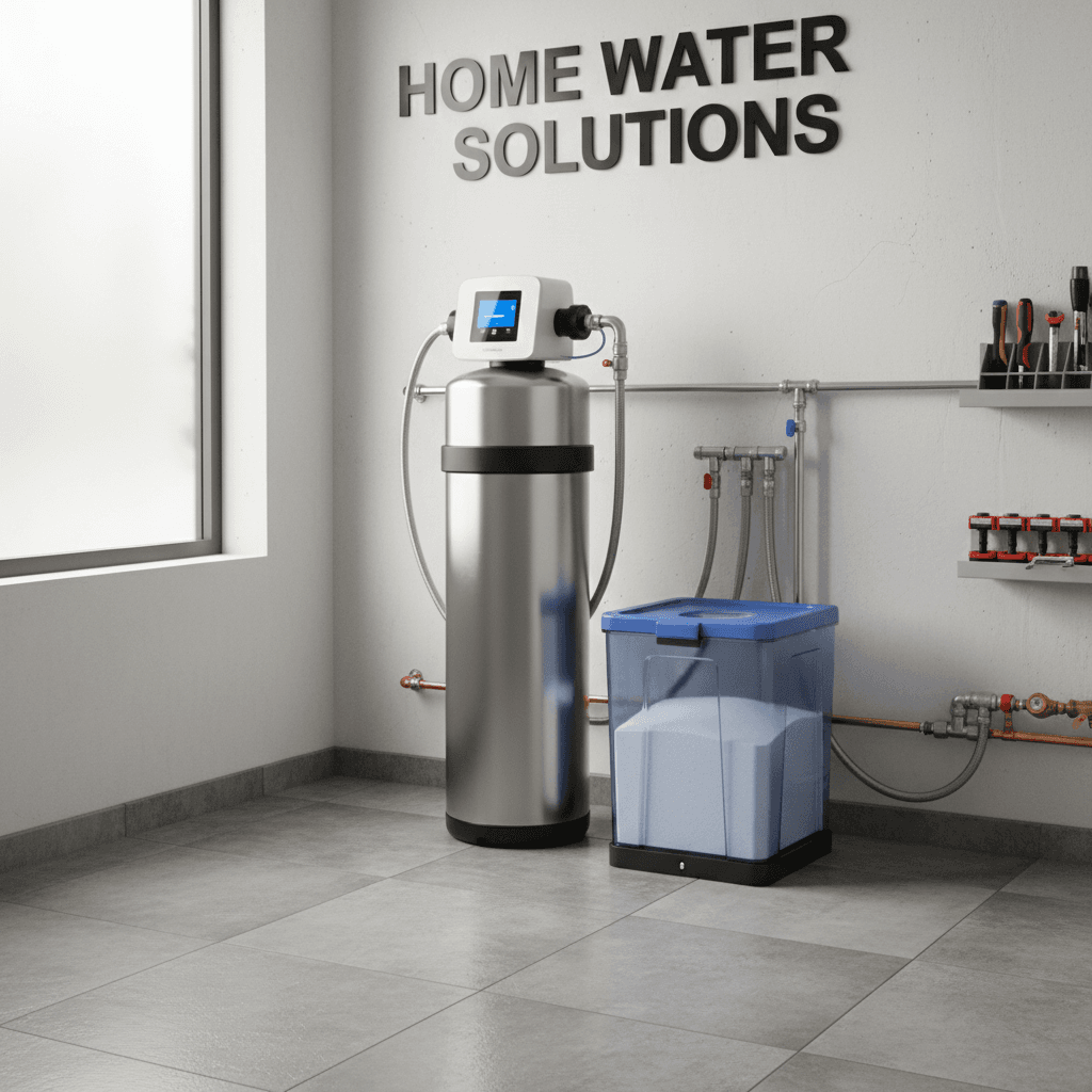 Water softener system installation